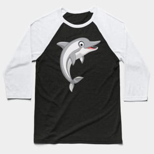 Dolphin Smile Baseball T-Shirt